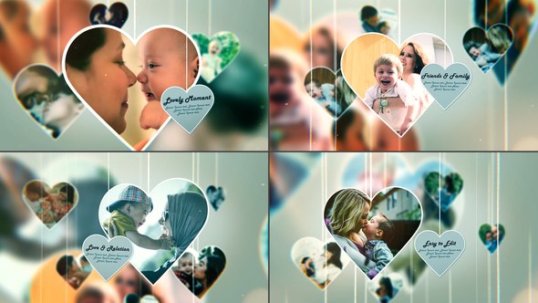 Videohive Lovely Moment - Happy Family Moment - Photo Slideshow Video Displays template preview