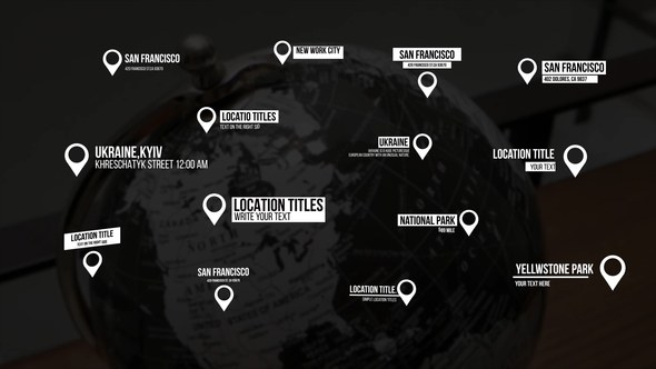 Videohive Location Titles 2.0 | After Effects 45361442 Titles template preview