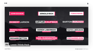 Videohive Lower Thirds 2.0  AE 46910175 Elements template preview