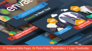 Ecommerce Website Price Presenter Video Displays template preview