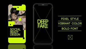 Videohive Deep Fake вЂ“ Glitchy Pixel Trailer | After Effects Event & Social Media Opener Openers template preview