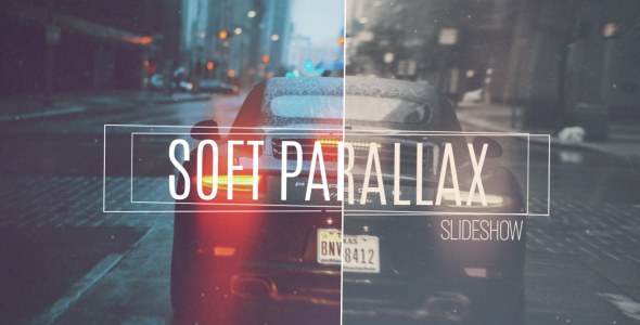 Videohive Soft Parallax Slideshow Video Displays template preview