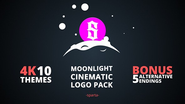 Videohive Moonlight Cinematic Logo Pack Logo Stings template preview