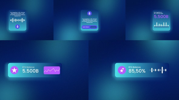 Videohive SaaS Widgets Elements template preview