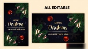 Videohive Merry Christmas Intro 2025 55691409 Openers template preview