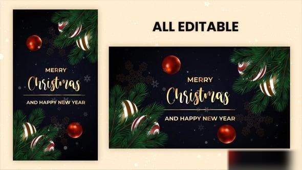 Videohive Merry Christmas Intro 2025 55691409 Openers template preview