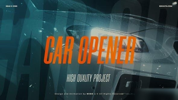 Videohive Car Logo Opener 47668457 Openers template preview