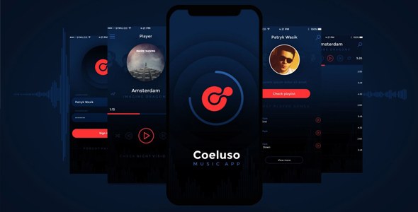 App Promo Presentation Video Displays template preview