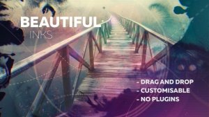 Videohive Beautiful Inks Video Displays template preview