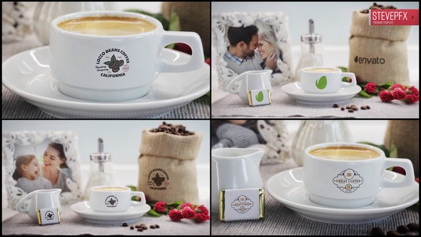 Videohive Coffee Time Mockup Product Promo template preview