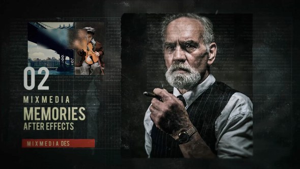 Videohive Vintage Memories 21635415 Video Displays template preview
