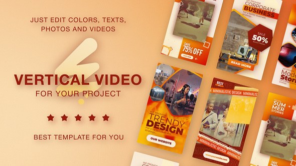 Videohive Instagram Reels Red Product Promo template preview