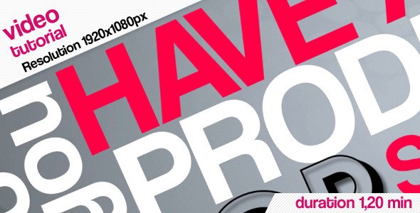 Kinetic Typography - After Effects Project (Videohive) Openers template preview