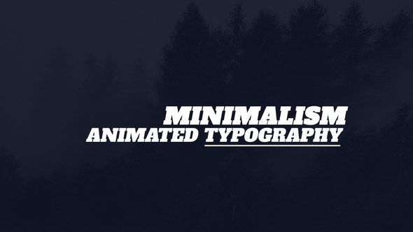 Videohive Minimal Titles 55373858 Titles template preview
