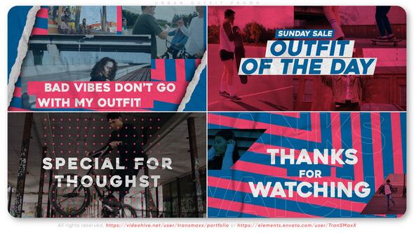 Videohive Urban Outfit Promo 53987618 Openers template preview