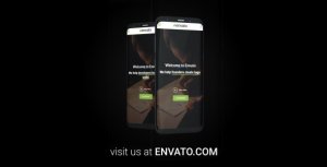 Site Showcase Reel on Modern Cellphone Video Displays template preview