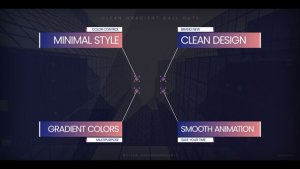 Videohive Clean Gradient Call Outs Elements template preview