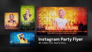 Videohive Instagram Party Flyer Product Promo template preview