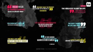 Videohive Quotes Titles | AE 50112419 Titles template preview