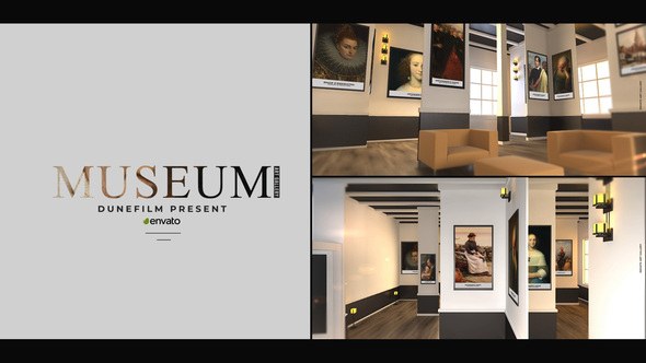 Videohive Museum Art Gallery 29853191 Video Displays template preview