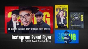 Videohive Instagram Event Flyer Product Promo template preview