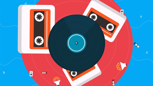 Videohive Music Logo 28416825 Video Displays template preview