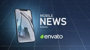 Videohive Mobile News Broadcast-packages template preview