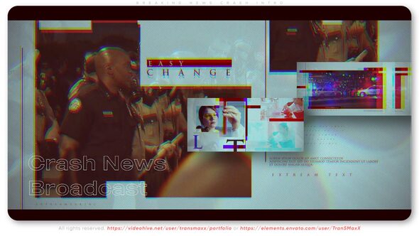 Videohive Breaking News Crash Intro Broadcast-packages template preview