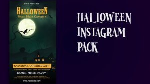 Videohive Halloween Party Instagram Story B173 Video Displays template preview