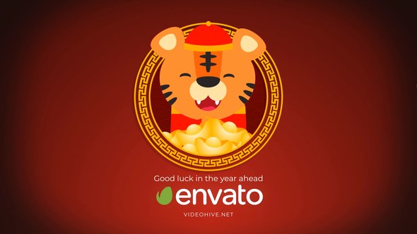 Videohive Chinese New Year Logo Logo Stings template preview