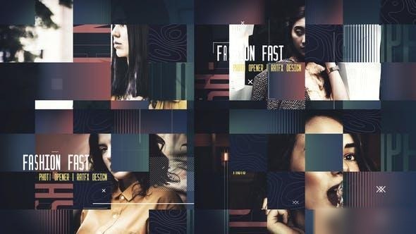 Videohive Fashion Fast Photo Opener Openers template preview