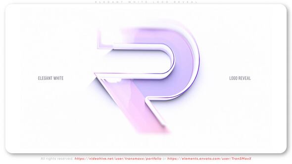 Videohive Elegant White Logo Reveal Logo Stings template preview