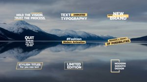 Videohive Bold Titles | After Effects 49304719 Titles template preview