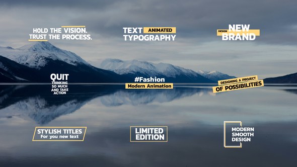 Videohive Bold Titles | After Effects 49304719 Titles template preview