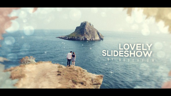 Lovely Ink Parallax Slideshow | Opener Video Displays template preview