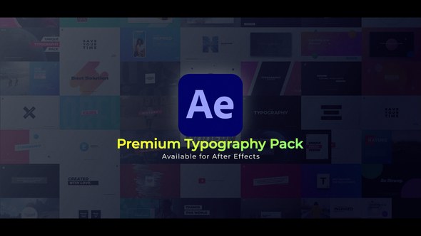 Videohive Typography 47542964 Titles template preview