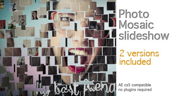Videohive Photo Mosaic Slideshow 8100586 Video Displays template preview