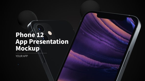 Videohive Phone 12 App Presentation Mockup Product Promo template preview