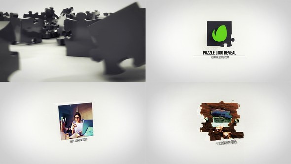 Videohive Puzzle Logo Reveal Logo Stings template preview