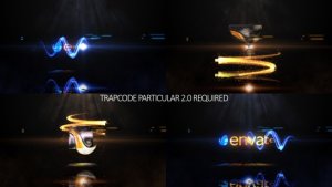 Videohive Glowing Particals Logo Reveal 28 Logo Stings template preview
