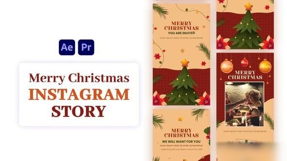 Videohive Christmas Instagram Story 55436992