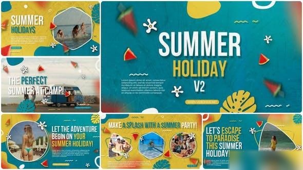 Videohive Summer Holiday V2 Openers template preview