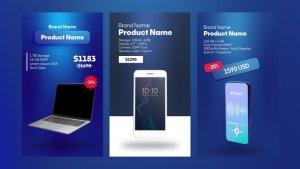 Videohive Vertical Product Promo Animations Product Promo template preview