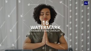 Videohive Animate Watermark Video Overlay Elements template preview