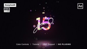 Videohive Anniversary Logo Reveal Logo Stings template preview