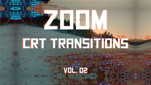 Videohive CRT Zoom Transitions Vol. 02 Elements template preview