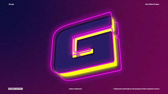 Videohive 3D Logo - Logo Intro Logo Stings template preview