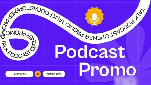 Videohive Podcast Promo Openers template preview
