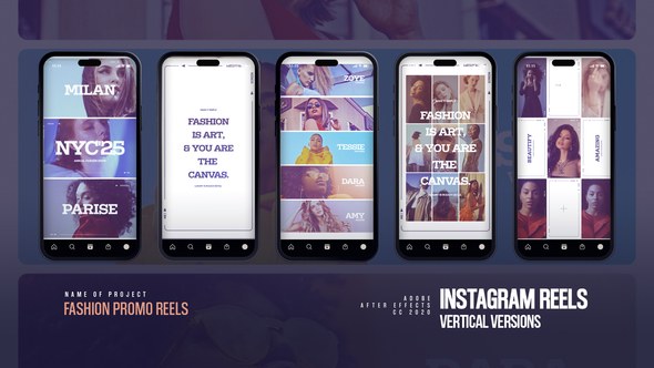 Videohive Vertical Fashion Promo Reels Product Promo template preview