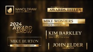 Videohive Awards РЎeremony Gold Silver Lowerthirds Pack 2 Broadcast-packages template preview